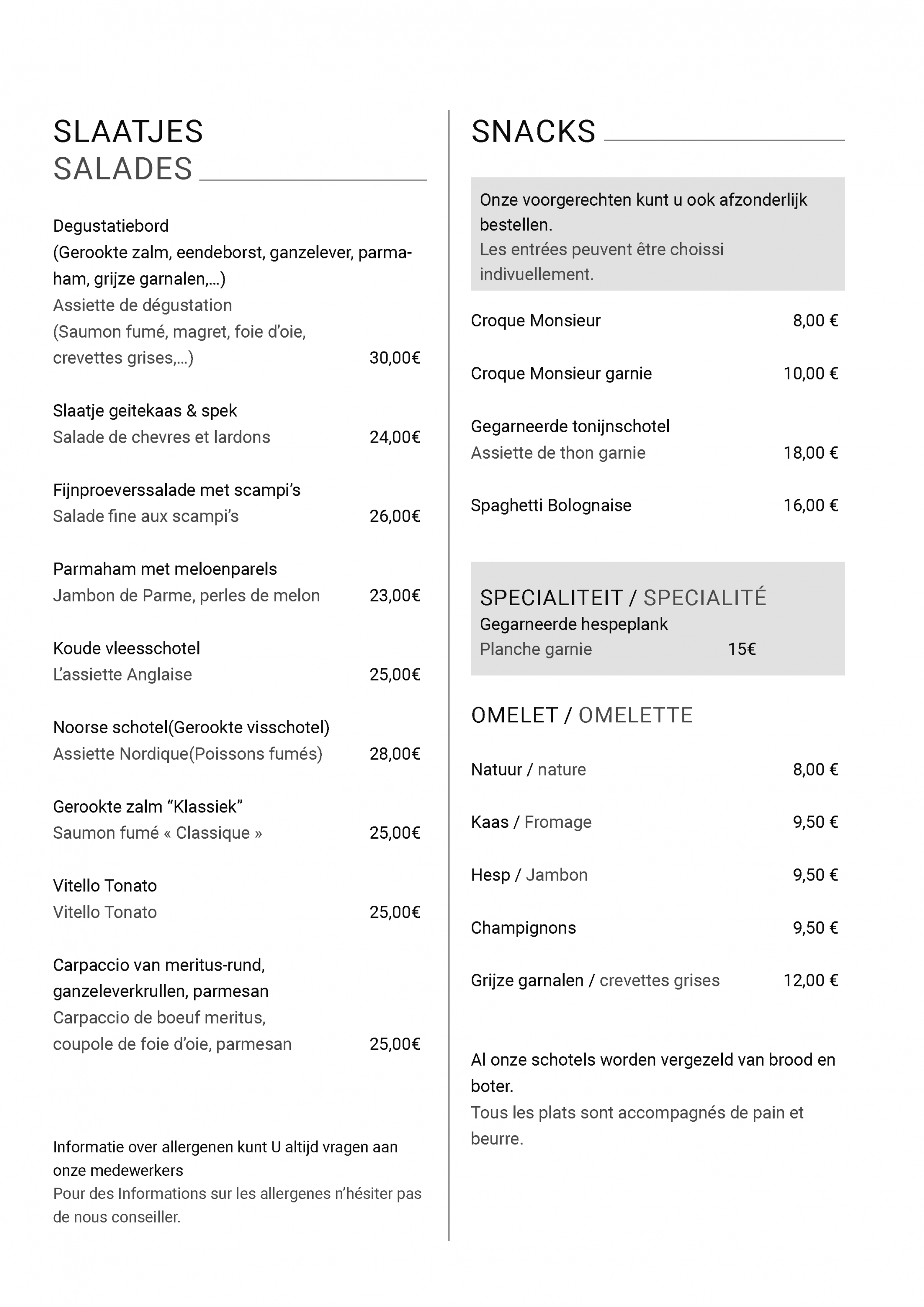 Slaatjes & Snacks